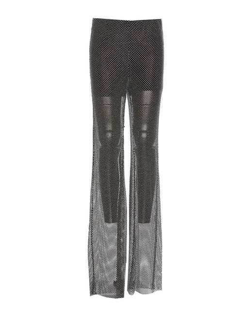 ROTATE BIRGER CHRISTENSEN Gray Stretch Fabric Pants