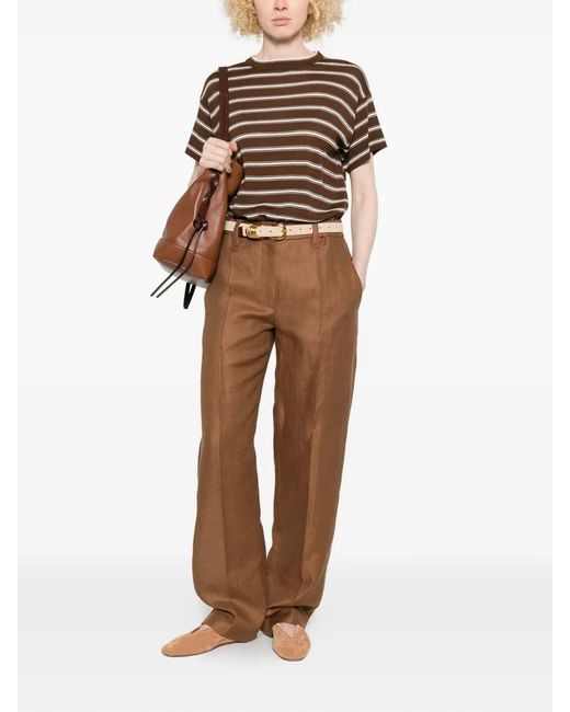 Herno Brown Pences Trousers