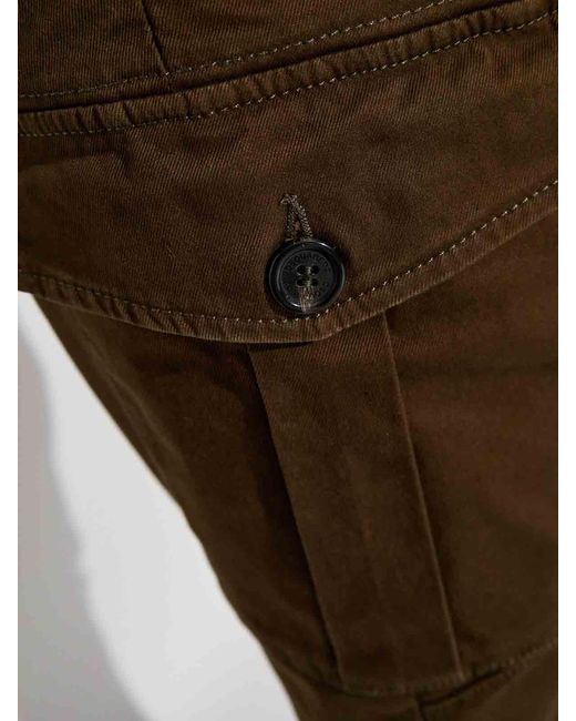 DSquared² Brown Sexy Cargo Pants for men