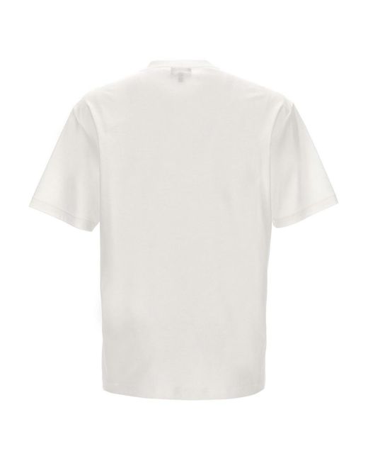 Giorgio Armani White Logo T-shirt for men