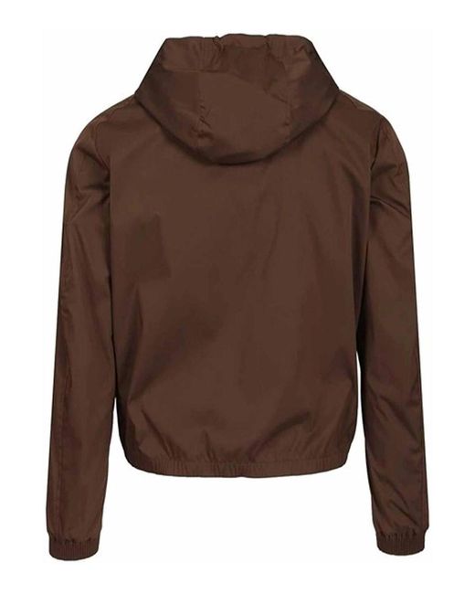 Moorer Brown Padded Coat for men
