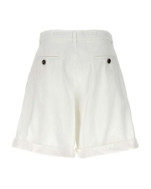 Etro White Bermuda Shorts