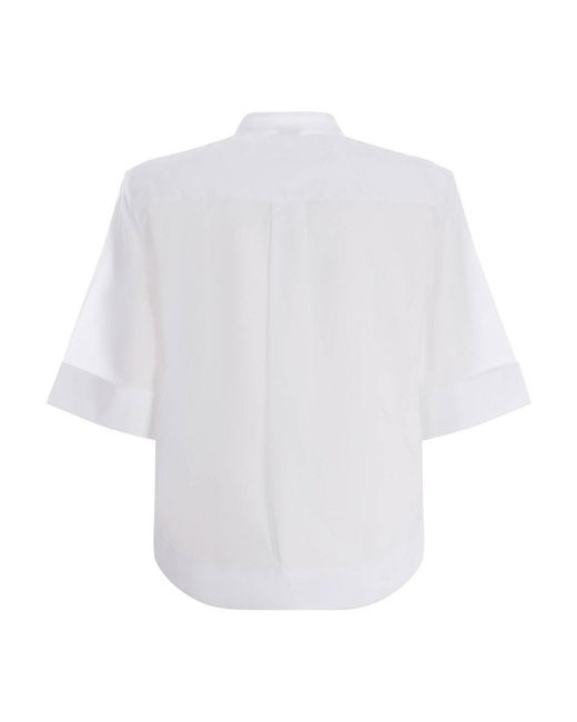 Fay White Poplin Shirt