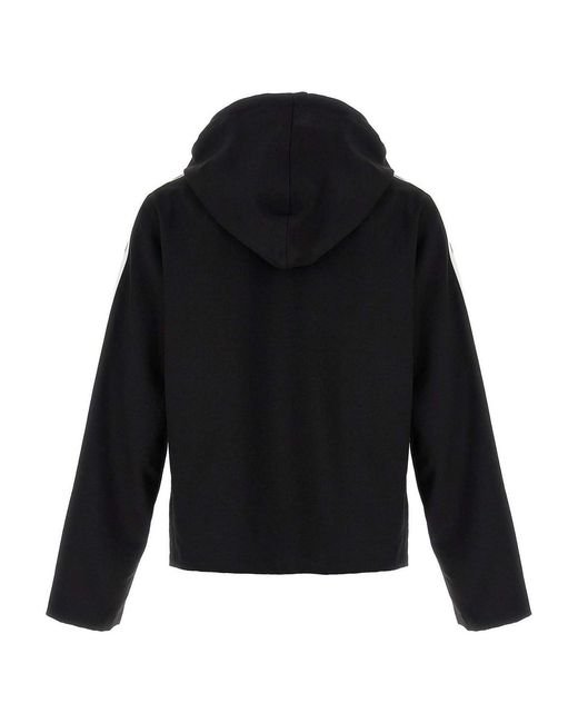 Y-3 Black 3-Stripes Hoodie for men