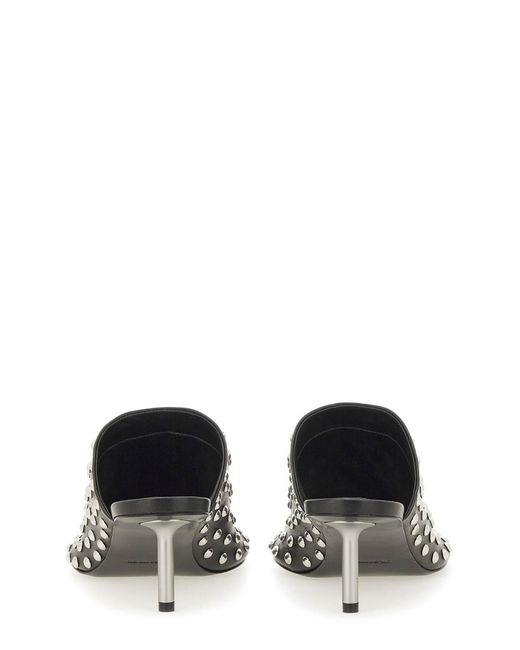 Mules con tacco di Jil Sander in White