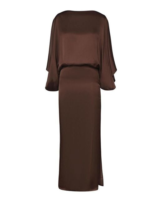 Nineminutes Brown The Macha Midi Dress