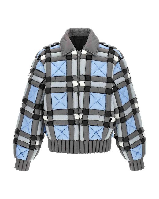 RAXXY Blue 3D Down Jacket for men