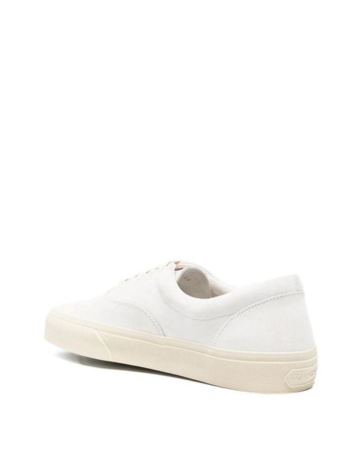 Tom Ford Natural Leather Sneakers for men
