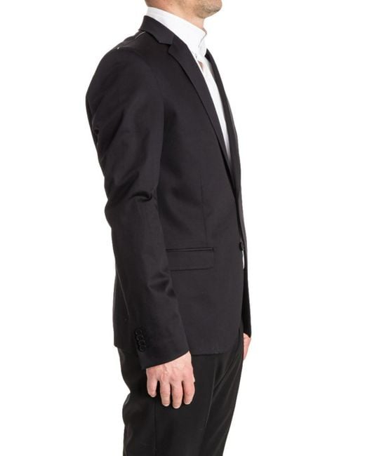 Karl Lagerfeld Black Punk Jacket for men