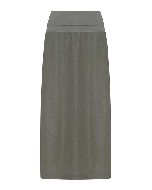 Transit Gray Midi Skirt