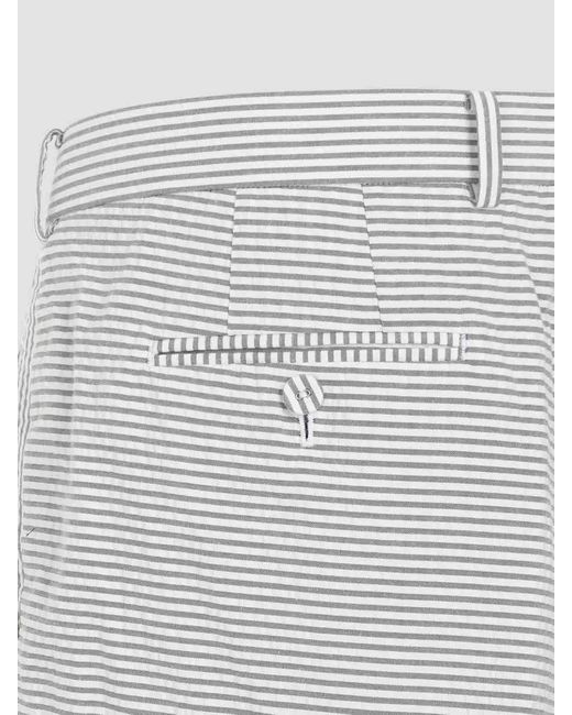 Thom Browne Gray Low Rise Beltloop Pants for men