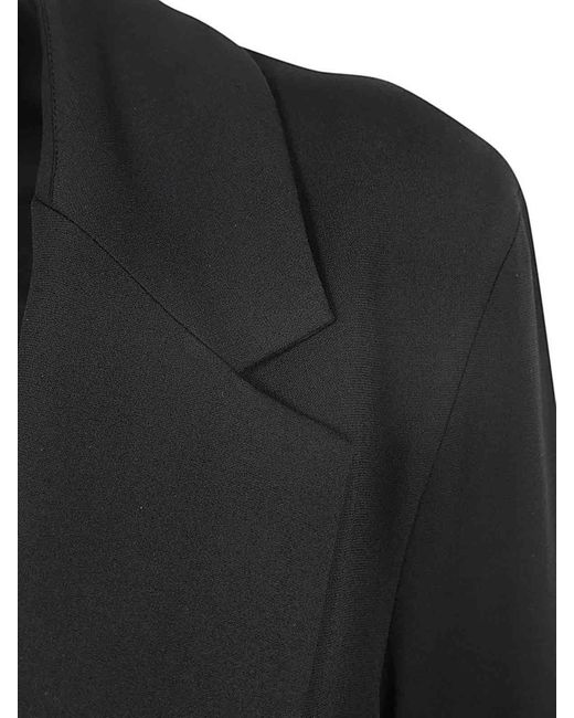 Ann Demeulemeester Black Asymmetric Deconstructed Jacket