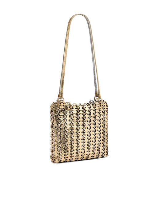 Rabanne White Sac A Main Leather Hand Bag