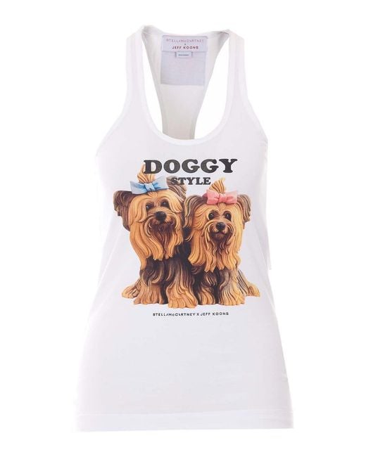 Stella McCartney White Jeff Koons Tank Top