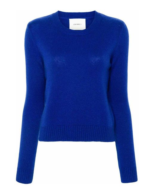 Lisa Yang Blue Mable Sweater