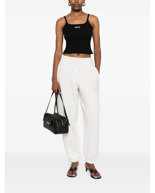 Versace Black Top With Logo