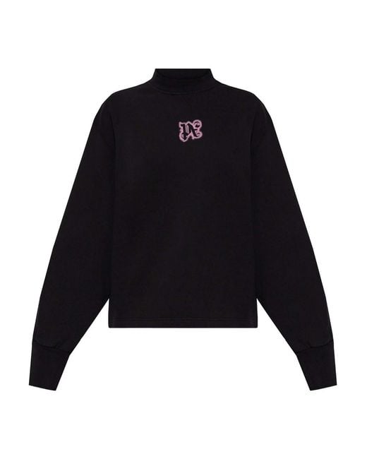 Palm Angels Black Sweatshirt