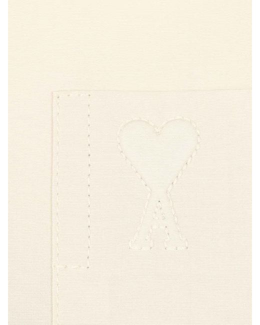 AMI Natural Ami "Ami De Coeur" Shirt for men