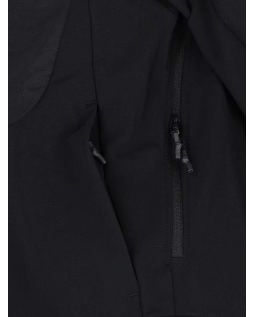 And Wander Black Hooding Technical Jacket for men