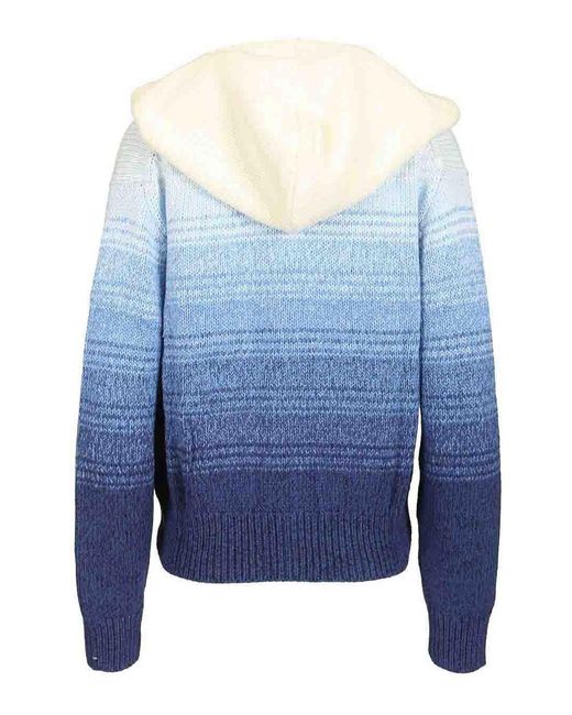 Polo Ralph Lauren Blue Ombre Cotton Hoodie