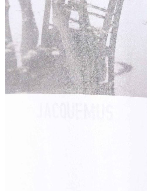 Jacquemus White Campagne T-Shirt for men