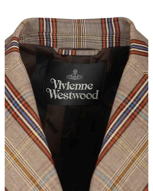 Vivienne Westwood Brown Cruise Double-Breasted Jacket for men