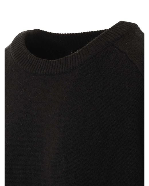 Soft Goat Black Boyfriend Sweater