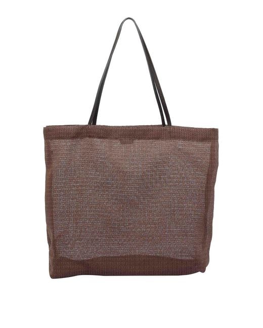 The Row Brown Barn Tote Bag