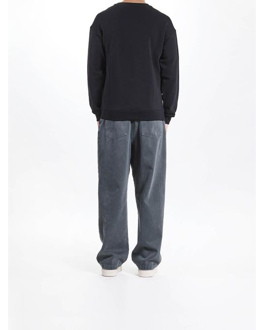 Moschino Blue Adrian Bear Sweatshirt for men