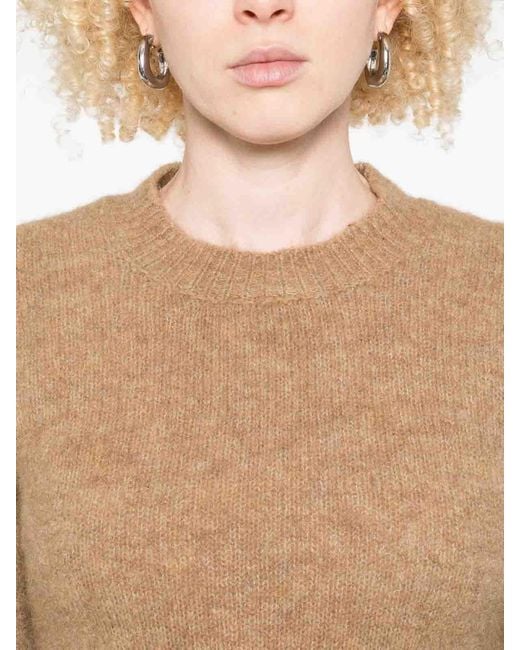 AMI Natural Crewneck Sweater