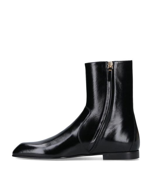Khaite Black Ankle Boot