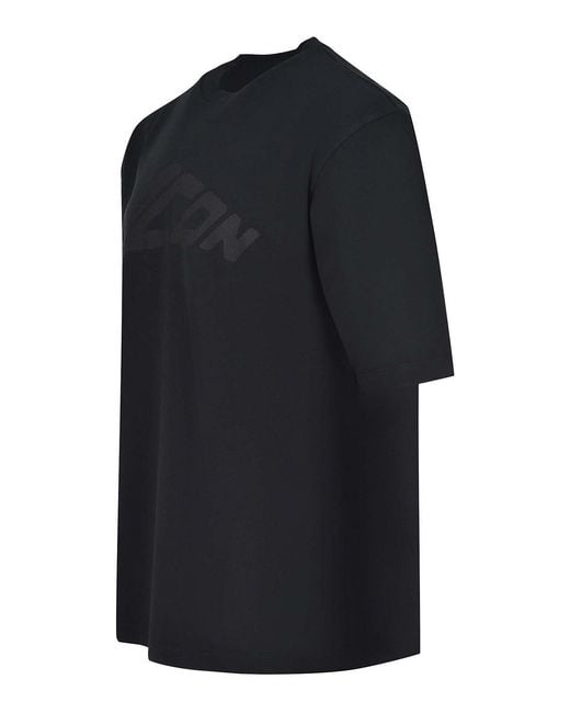 DSquared² Black T-Shirt Made Of Cotton for men