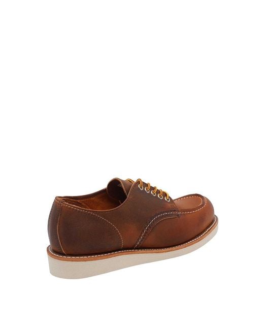 Red Wing Brown Shoes Lace Up Shoes for men