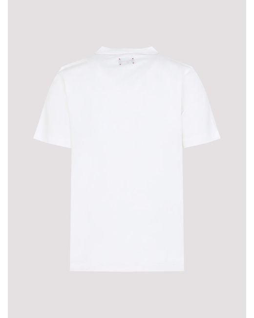 Kiton White Cotton T-Shirt for men