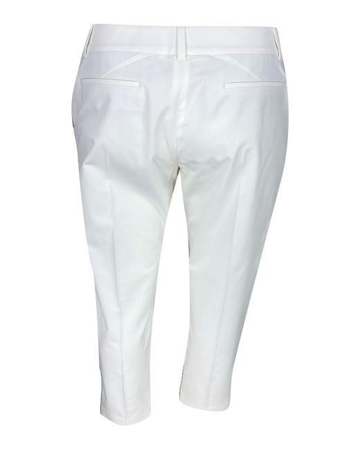 Eleventy White Trousers 98Co 2Ea