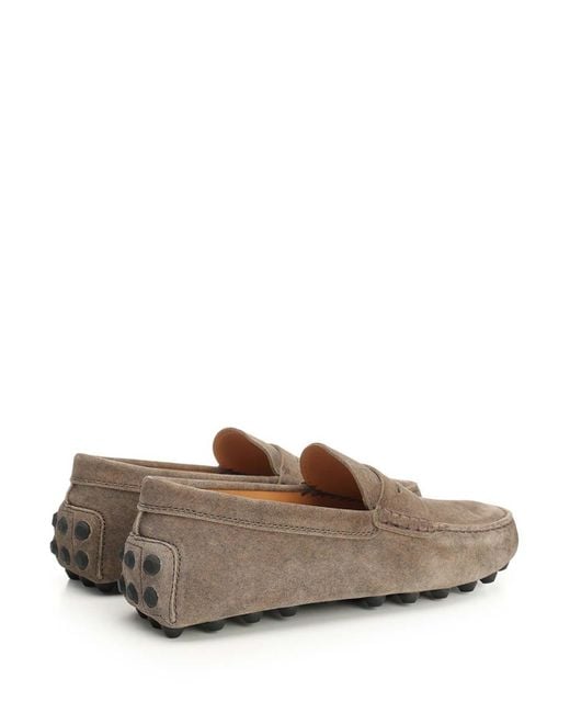 Tod's Gray Gommino Bubble Moccasin for men