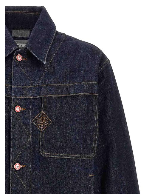 Casablanca Blue Denim Jacket for men