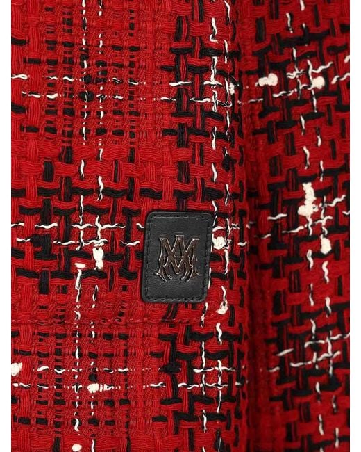 AMI Red Flannel Jacket for men