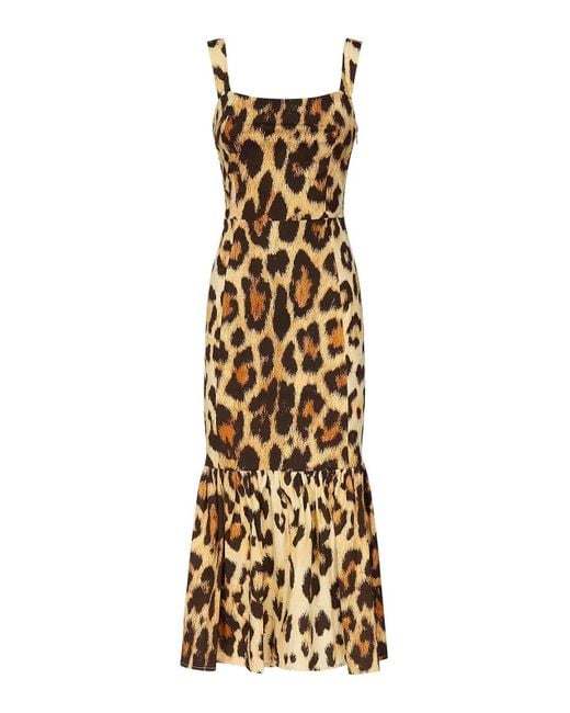 ALBERTO AUDENINO Metallic Musa Midi Dress