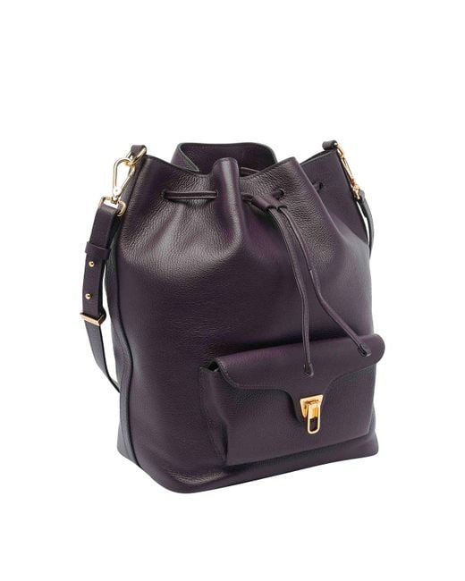Coccinelle Blue Beat Generation Bucket Bag