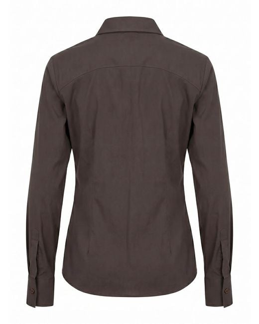 Brunello Cucinelli Brown Shirt