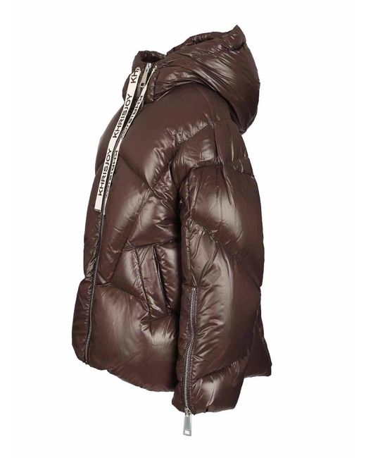 Khrisjoy Brown Iconic Milano Down Jacket