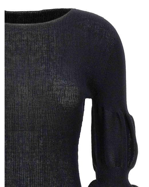 Pleats Please Issey Miyake Black Assemblage Branch Top