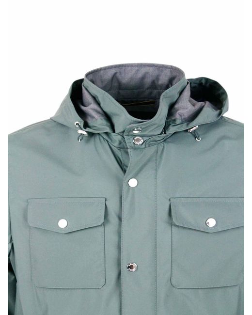 Moorer Blue Jacket for men