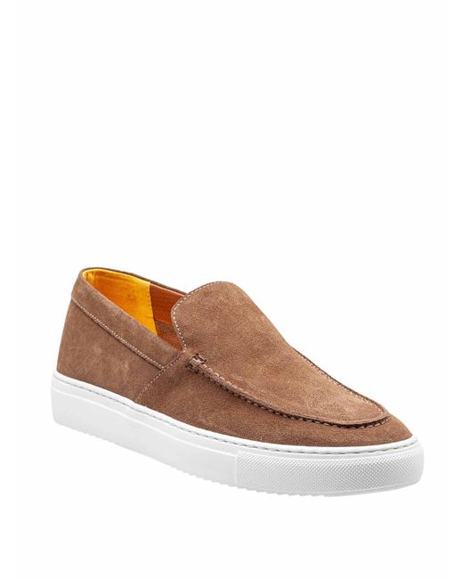 Doucal's Brown Doucals Moccasin for men