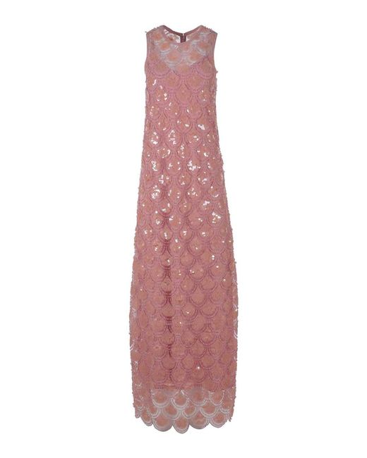 ROTATE BIRGER CHRISTENSEN Purple Dress Otate