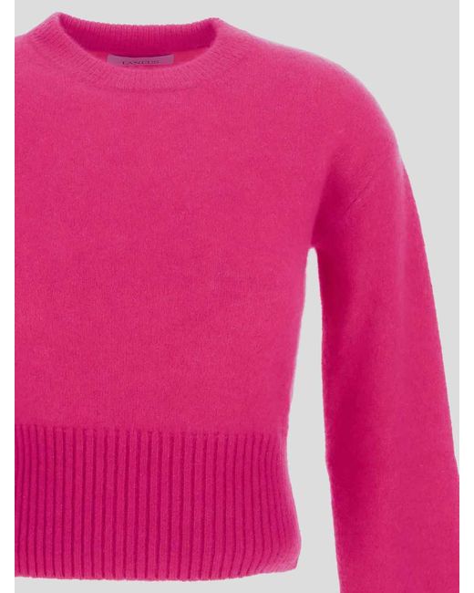 Laneus Pink Sweater Fuchsia