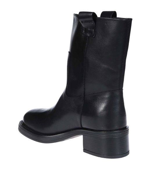 Alohas Black Rajan Leather Boots