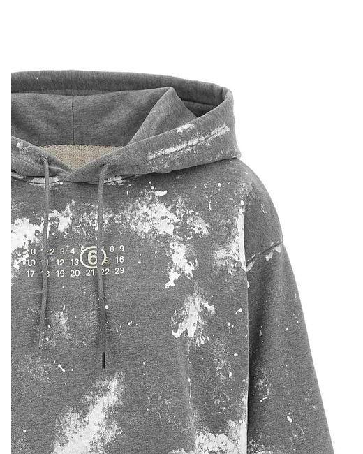 MM6 by Maison Margiela Gray Hoodie