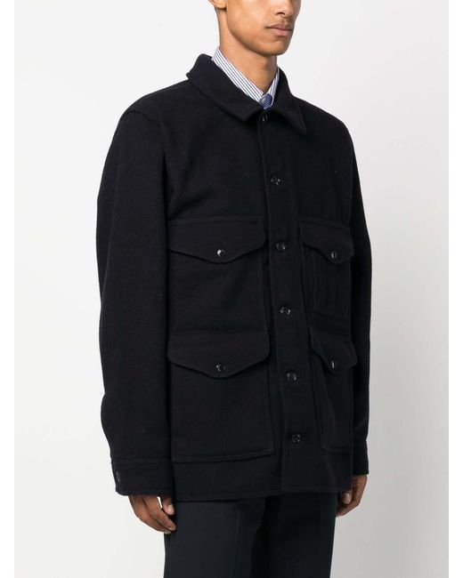 Filson Black Wool Jacket for men